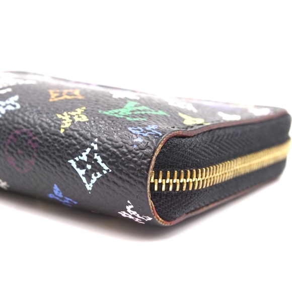 Monogram Square Zip Around Card Holder Case Wallet - Picture 9 of 12